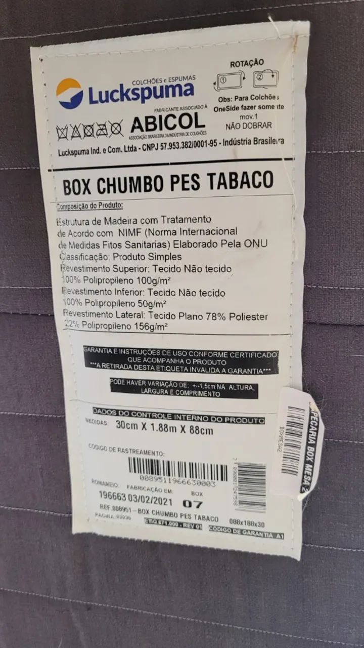 Cama Box Solteiro 88x188cm - Foto 3