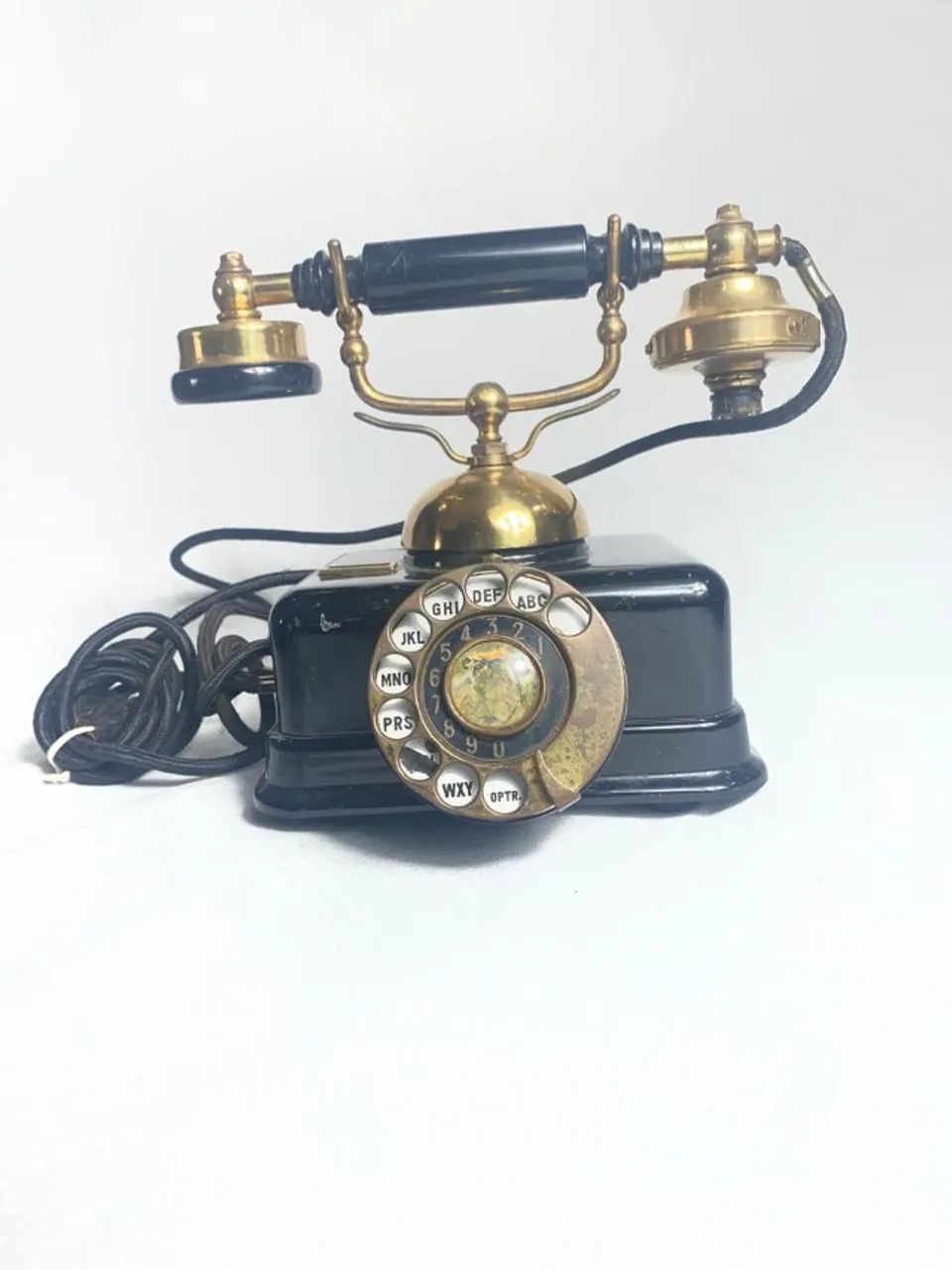 Telefone Disco Metal/Baquelite