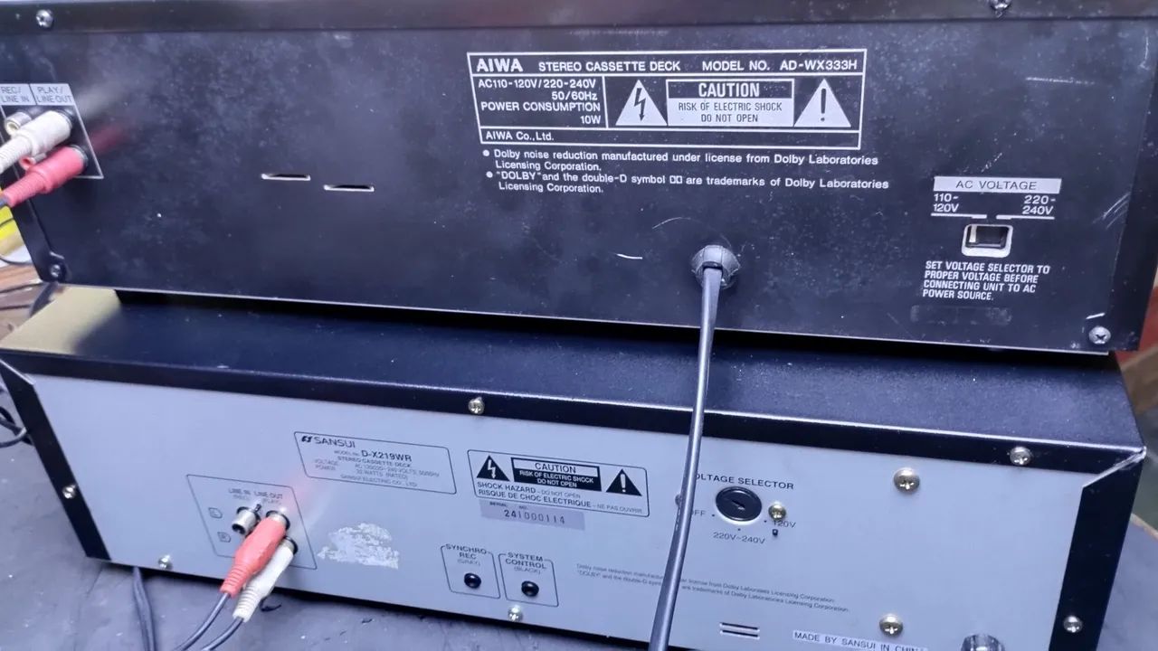 Tape deck AIWA e um SANSUI - Foto 5
