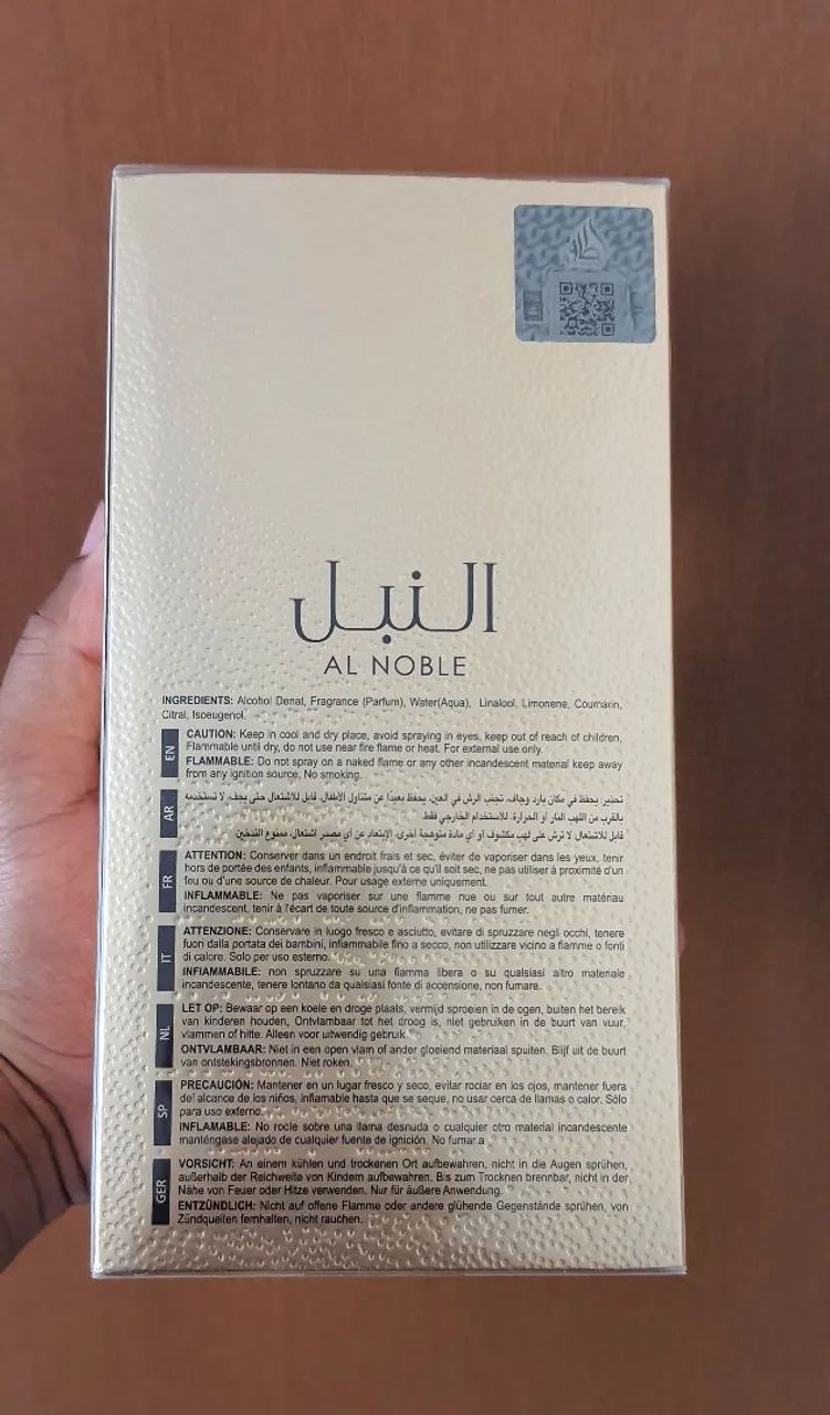 Perfume Árabe AL NOBLE Wazeer  - Foto 2