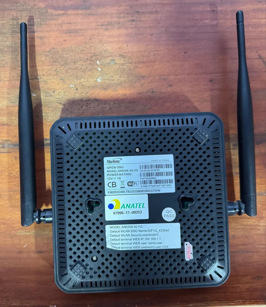 Onu Gpon Wifi An5506-02-fg Fiberhome ?Sem Fonte? - Foto 2