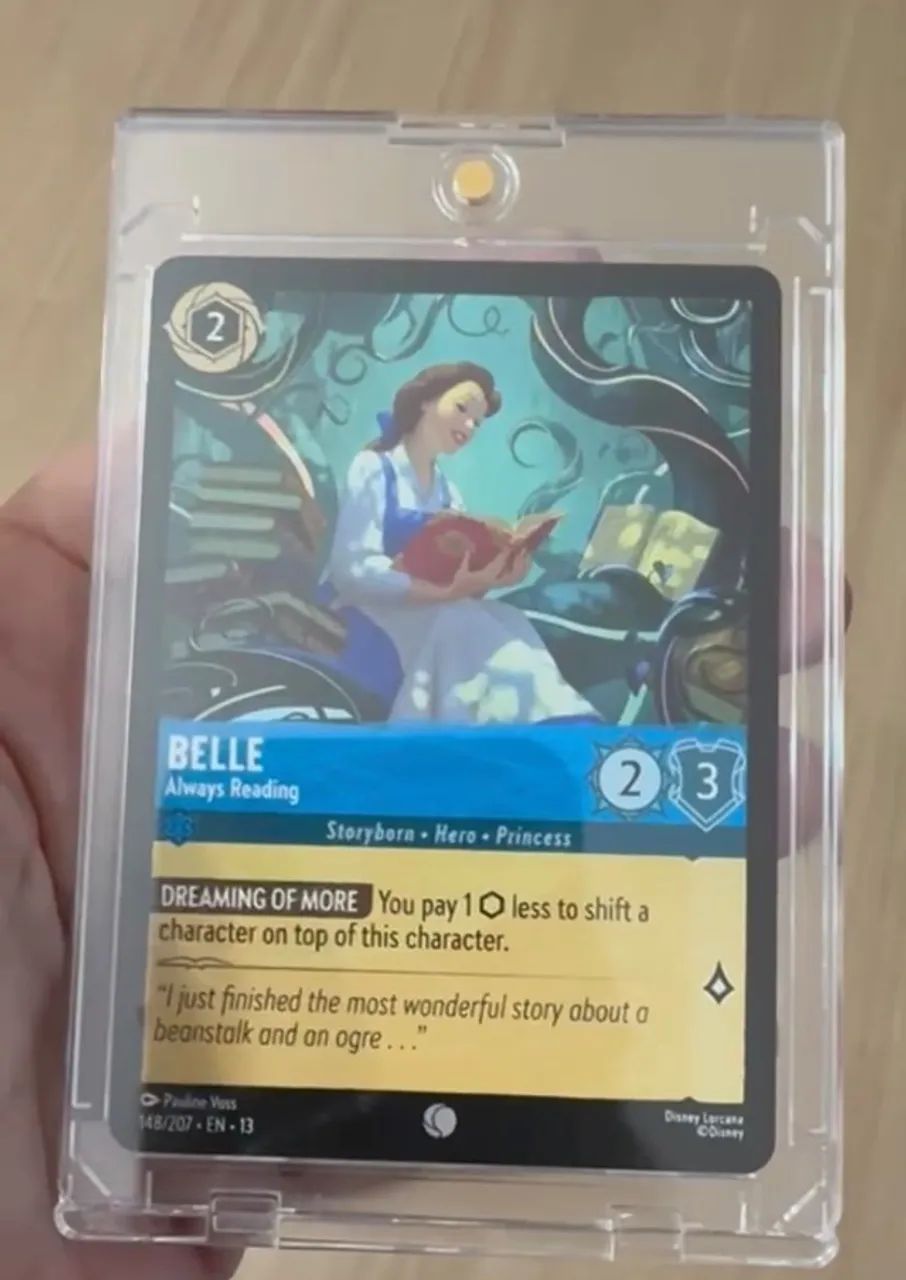 Carta avulsa Lorcana - Belle - Always Reading - Foto 2