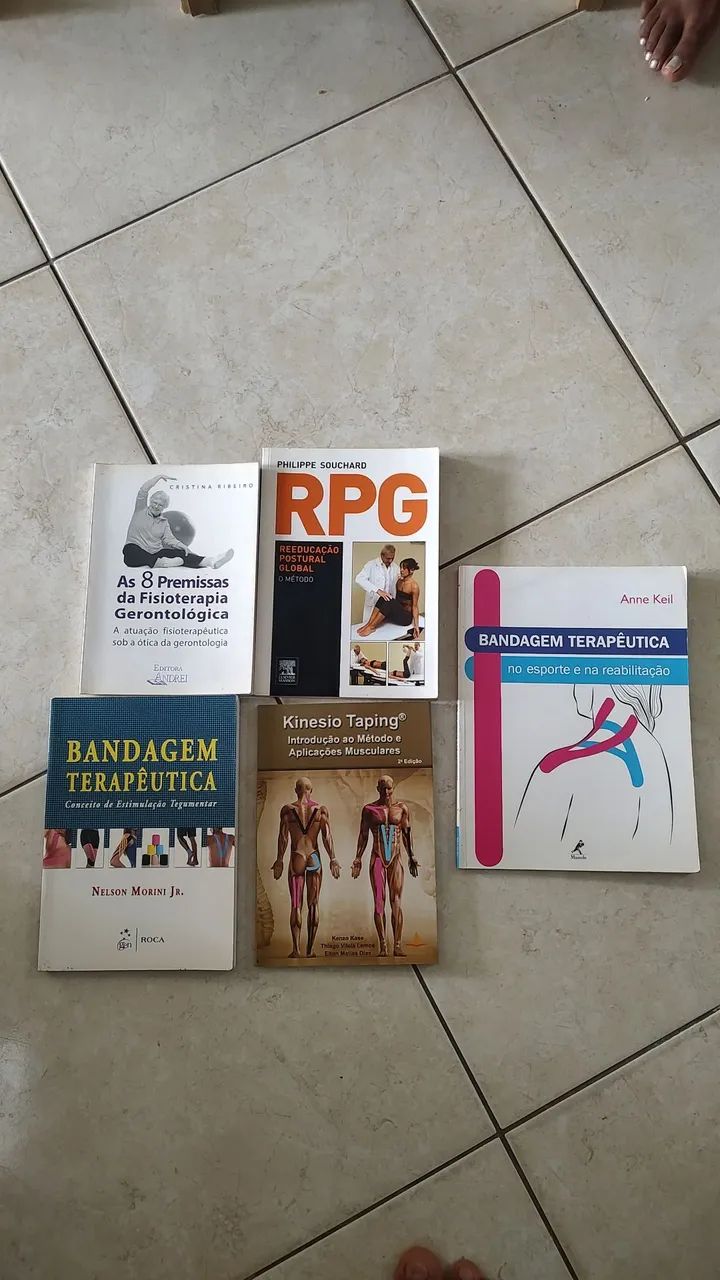 Livros Fisioterapia RPG Knesio Exercícios
