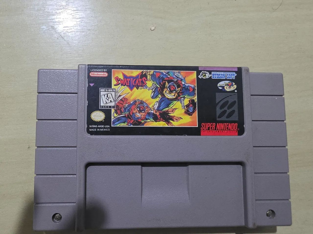 Swat Kats Super Nintendo Original