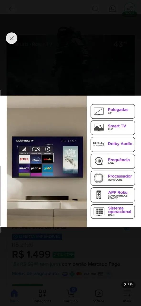 TV SMART PHILCO 43 P, NOVÍSSIMA NA CAIXA! - Foto 5