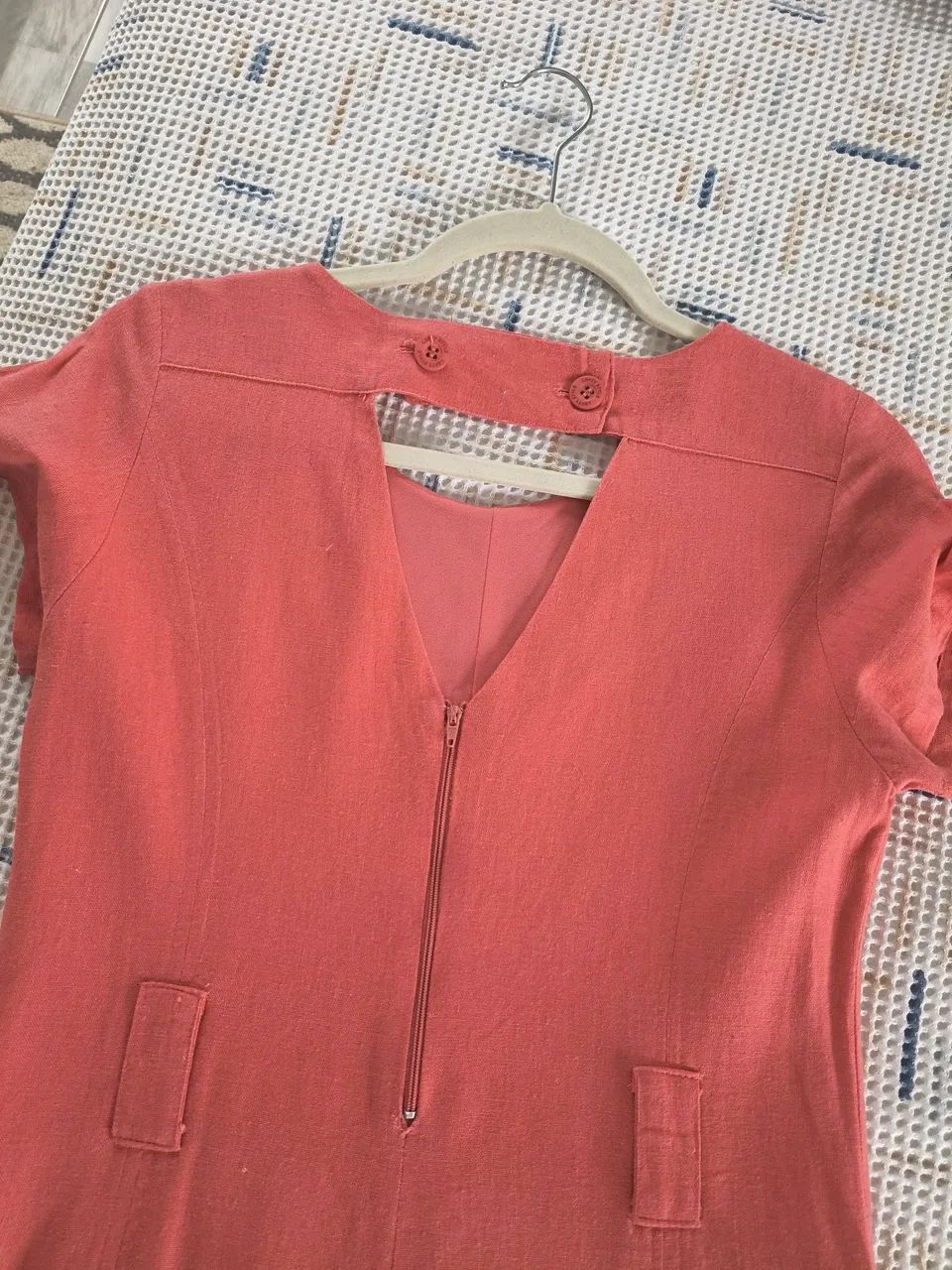 Vestido linho coral - Foto 2