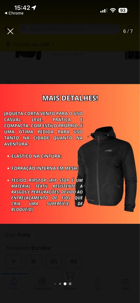 Jaqueta X11 Impermeavel - Foto 3