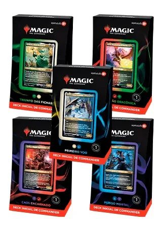 Deck de Commander - 5 decks