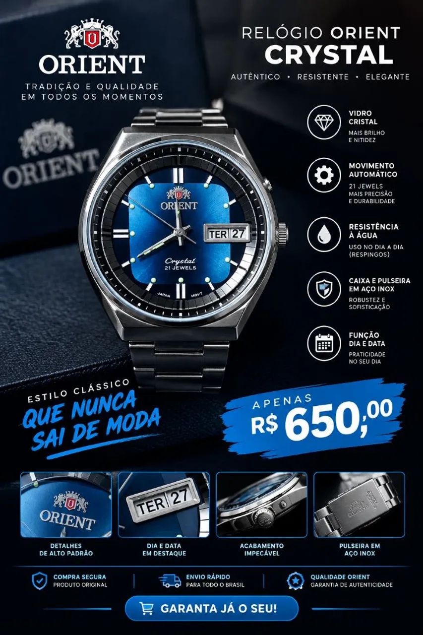 Relogio orient  - Foto 4