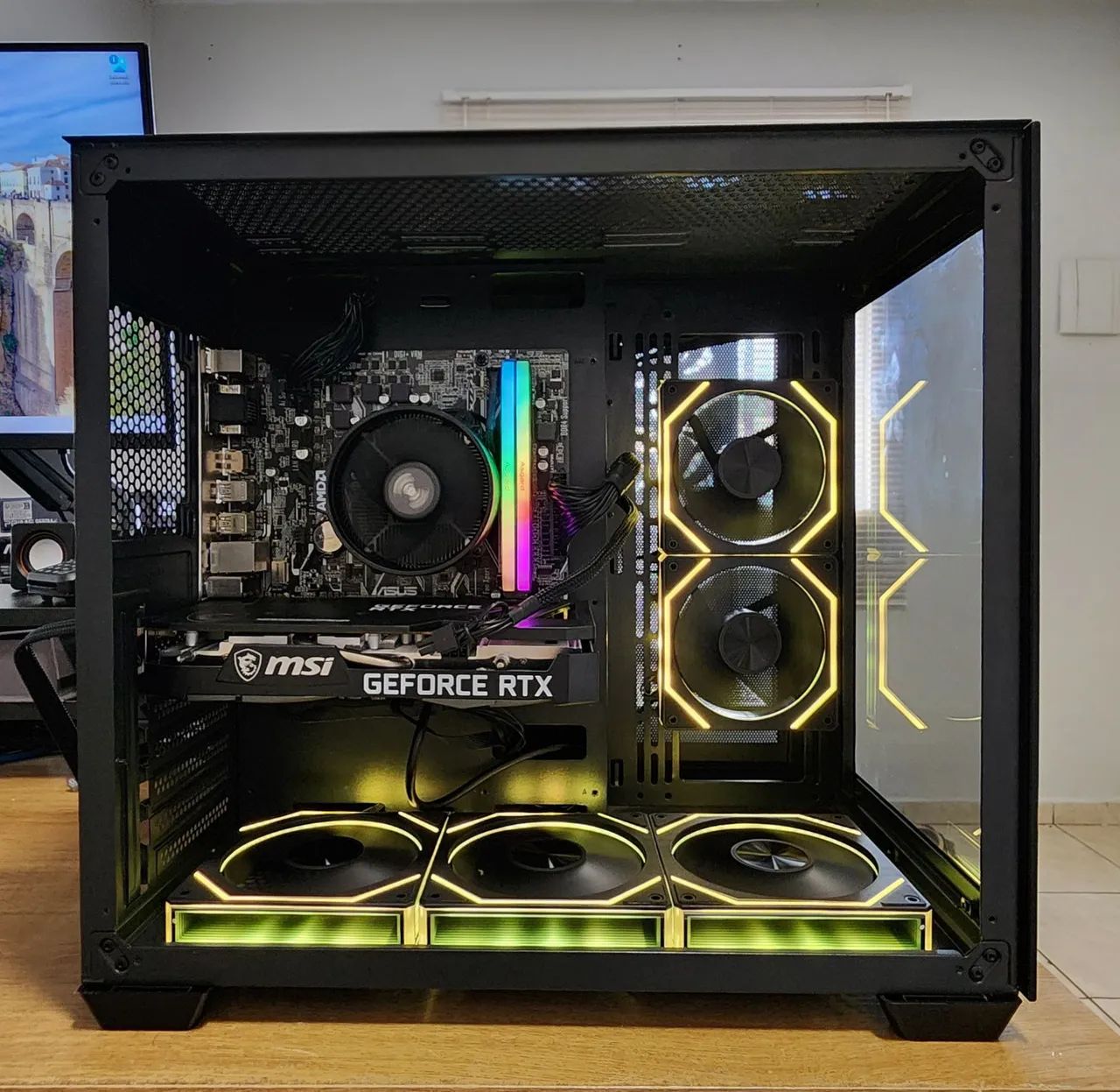 PC RTX3050 8GB + Ryzen 5 com garantia  - Foto 5