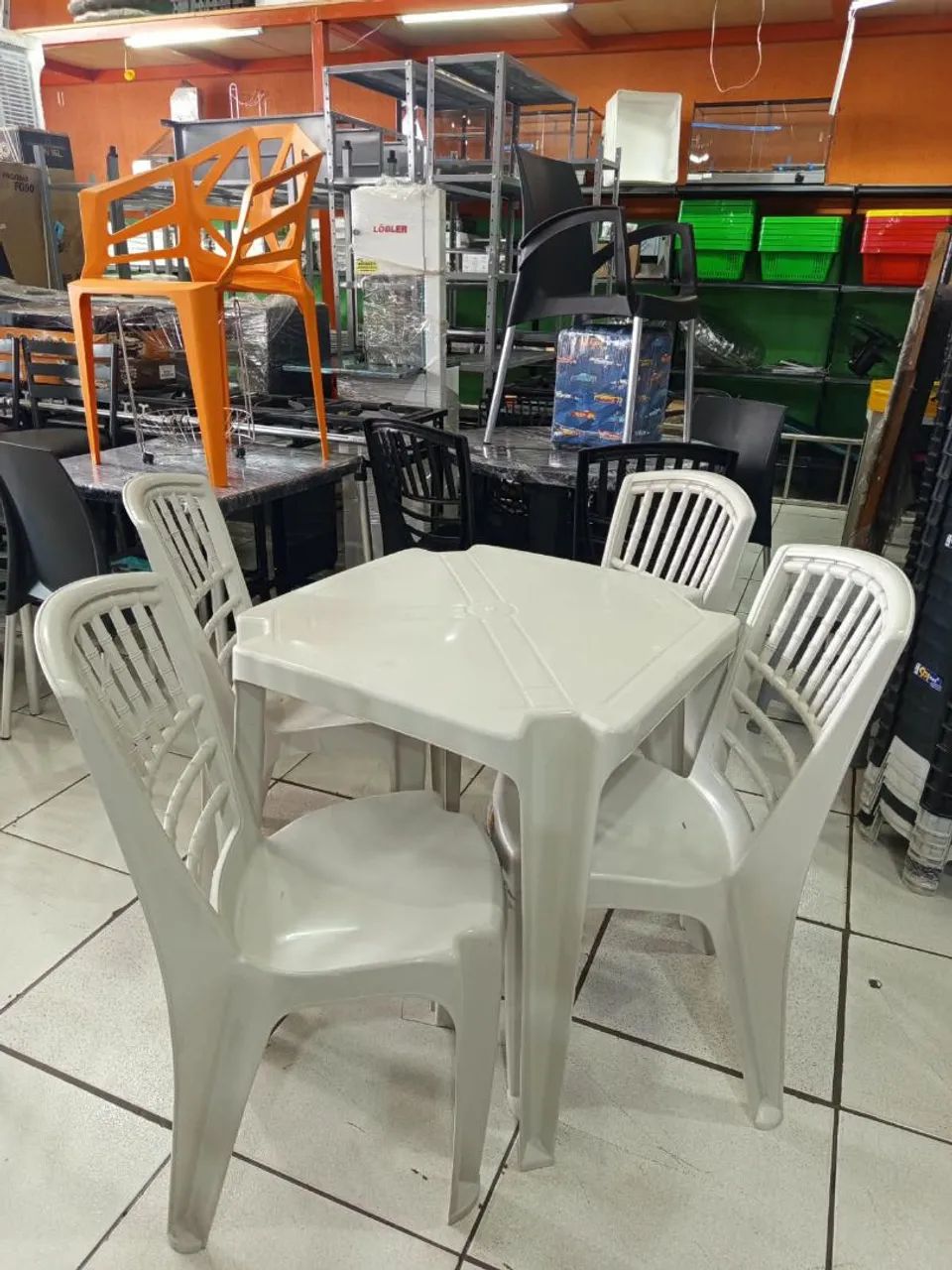 Jogo de mesa plástico bistrô  - Foto 3