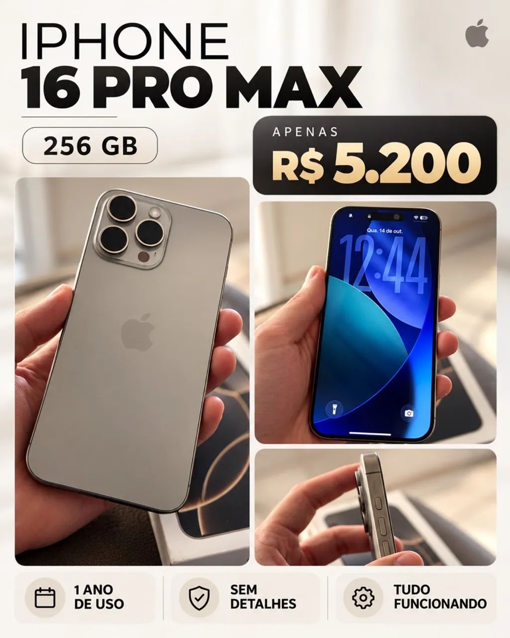 Vendo iPhone 18 pro max 256gb
