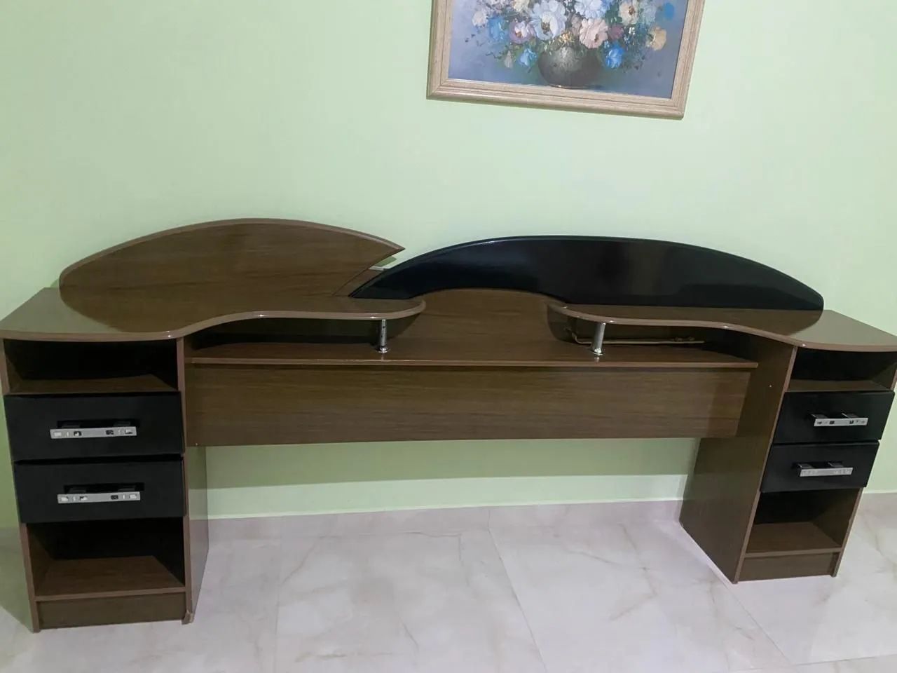 Cabeceira de cama de casal semi nova - Foto 2