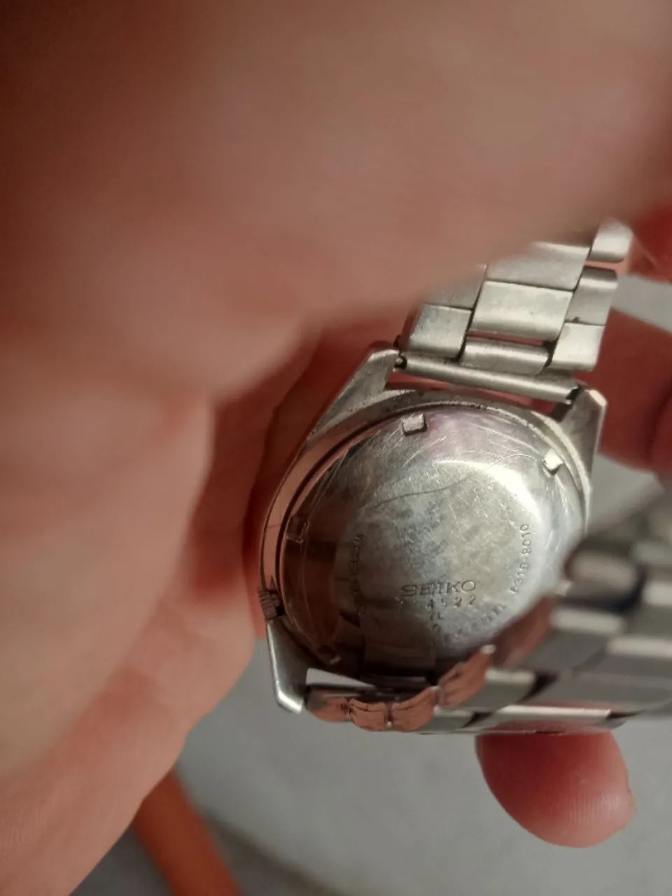 Relógio Seiko automático funcionando 
