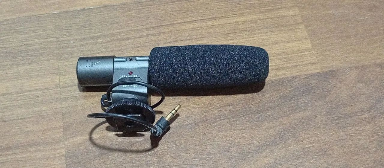 Microfone para câmeras fotográficas 