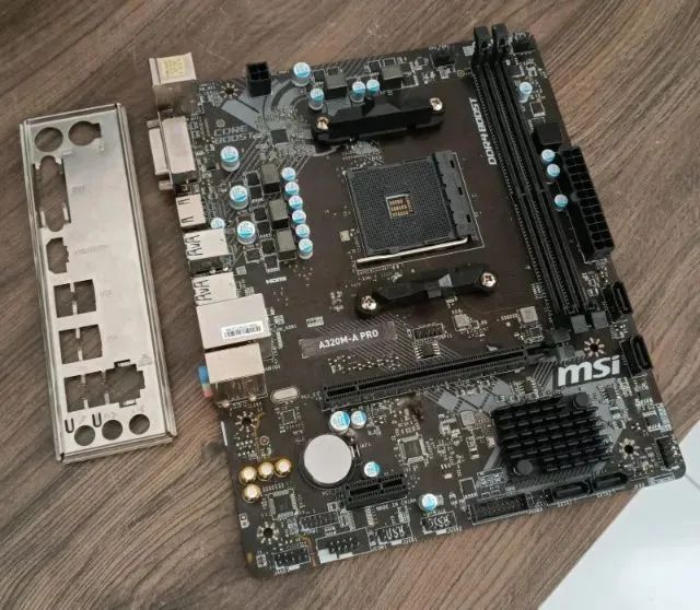 Placa mãe A320 MSI - Nova - Foto 4