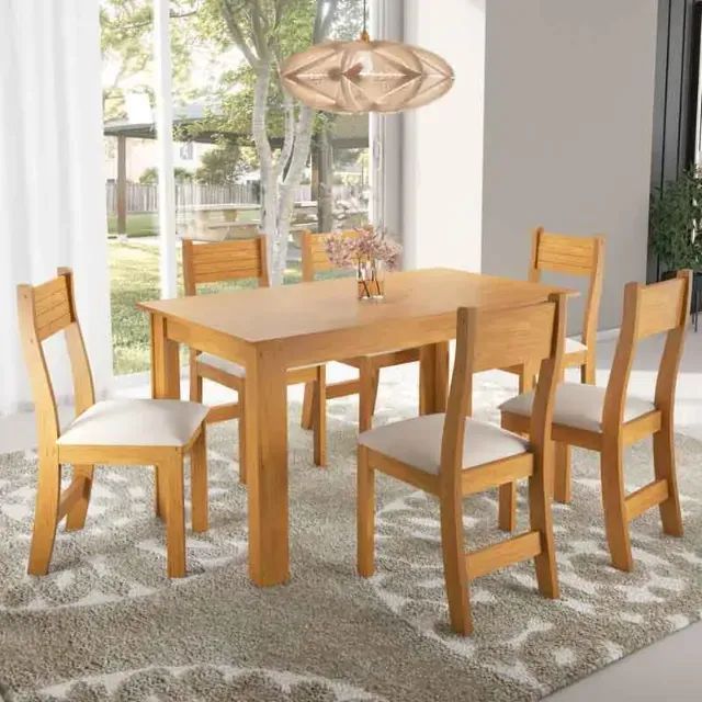 Mesa de jantar 4 cadeiras entrega rápida