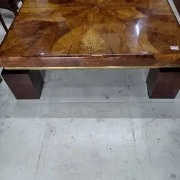 Mesa de Centro de fumo de corda com resina - Foto 2