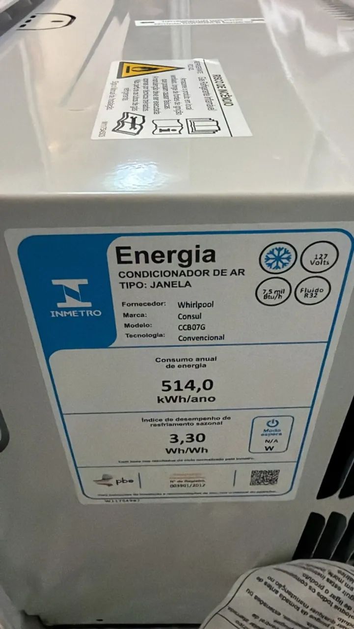 Ar Condicionado de Janela Consul 7.500 BTUs - Foto 3