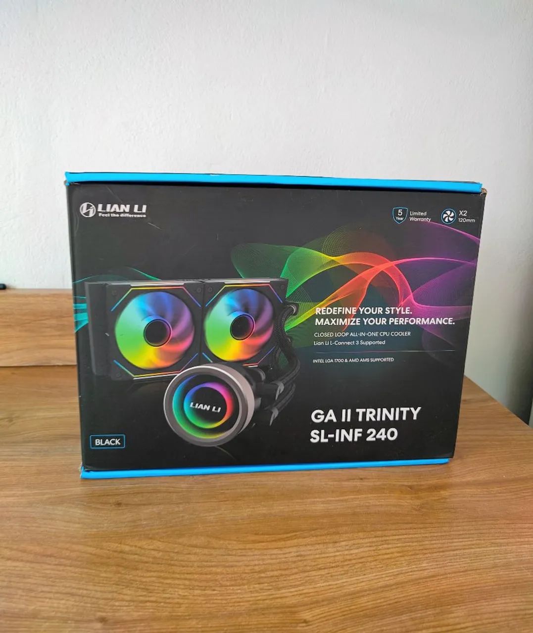 Water Cooler Lian li GA ll Trinity 240 Com Nota e garantia 