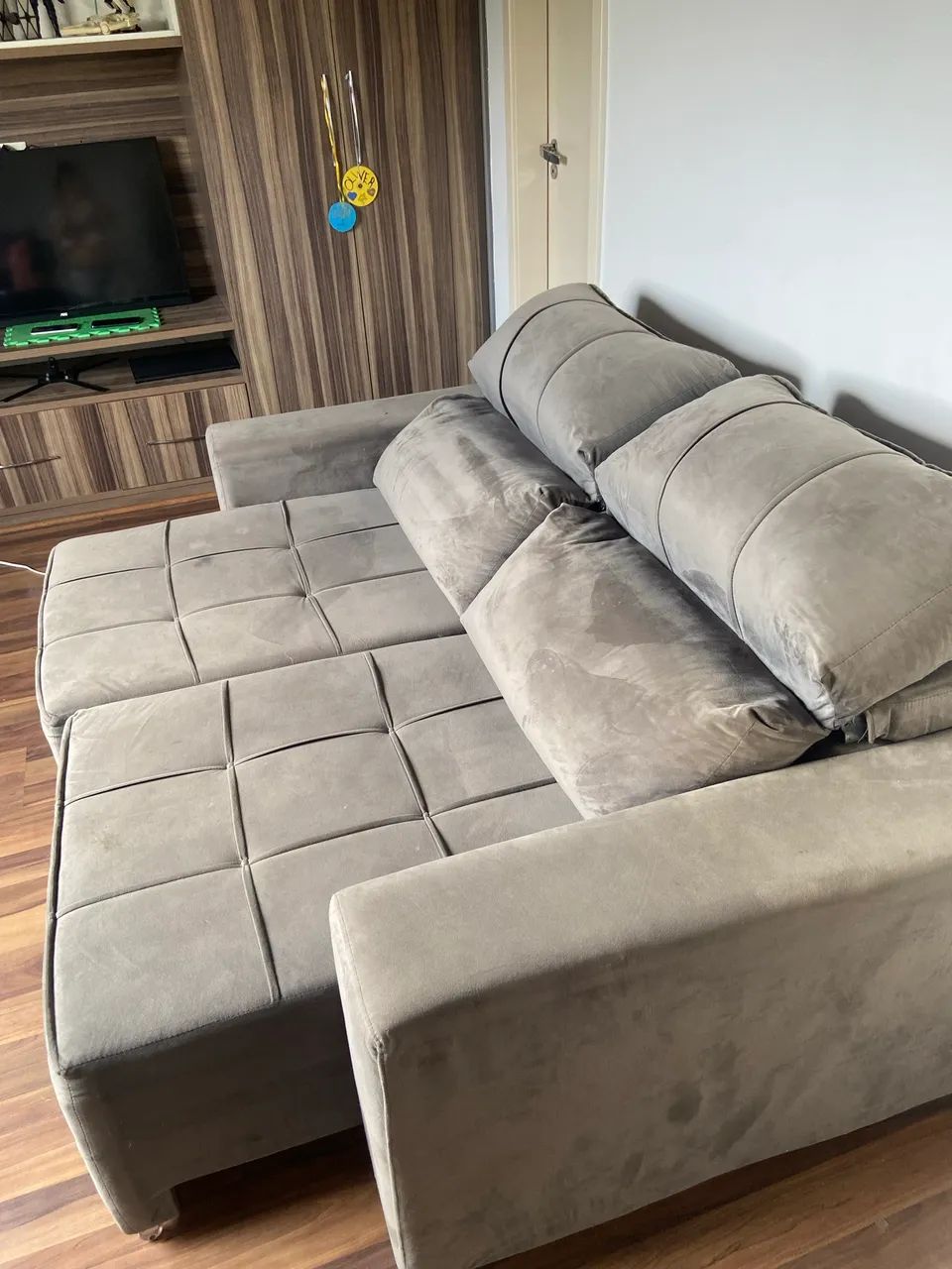 Sofá Retrátil e Reclinável 1,90m - Attraktiva  - Foto 2