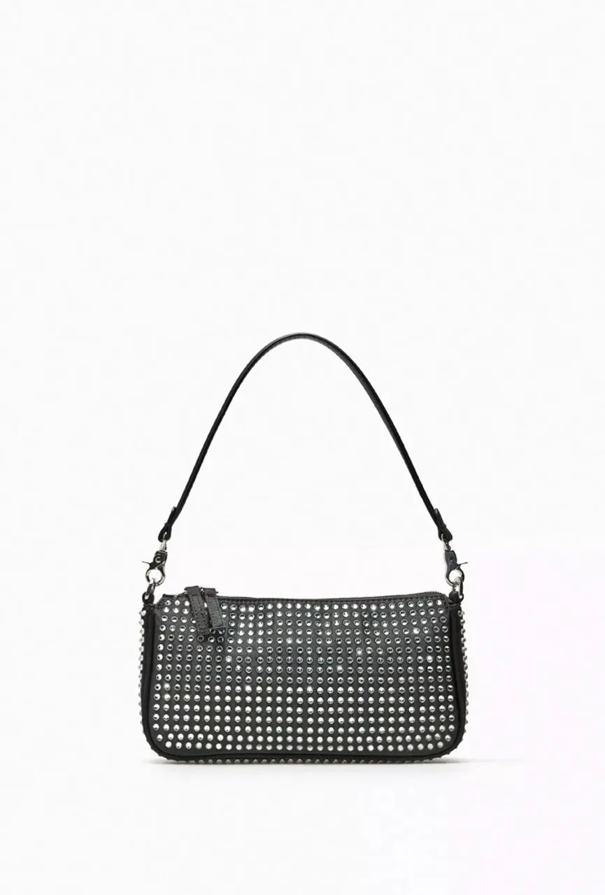 Bolsa Com Brilhos Strass Zara