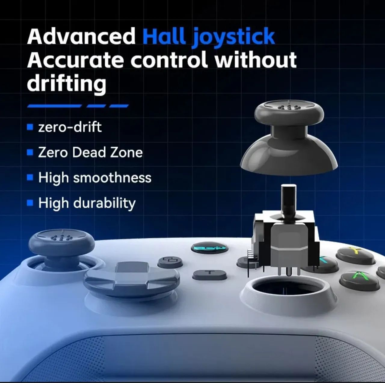 Joystick Fonkiidokii G6 com hall effect PC/Switch/android - Foto 5