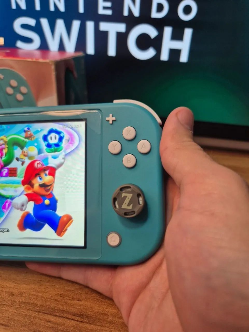 Nintendo switch lite desbloqueado completo na caixa, 128GB + 32GB