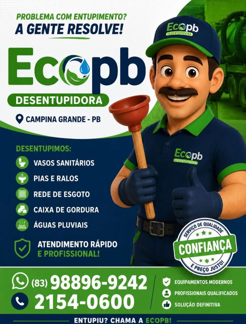 Desentupimentos e limpa fossa 