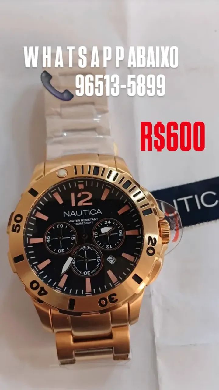 Relógio NAUTICA ORIGINAL ROSE Referência A27525G