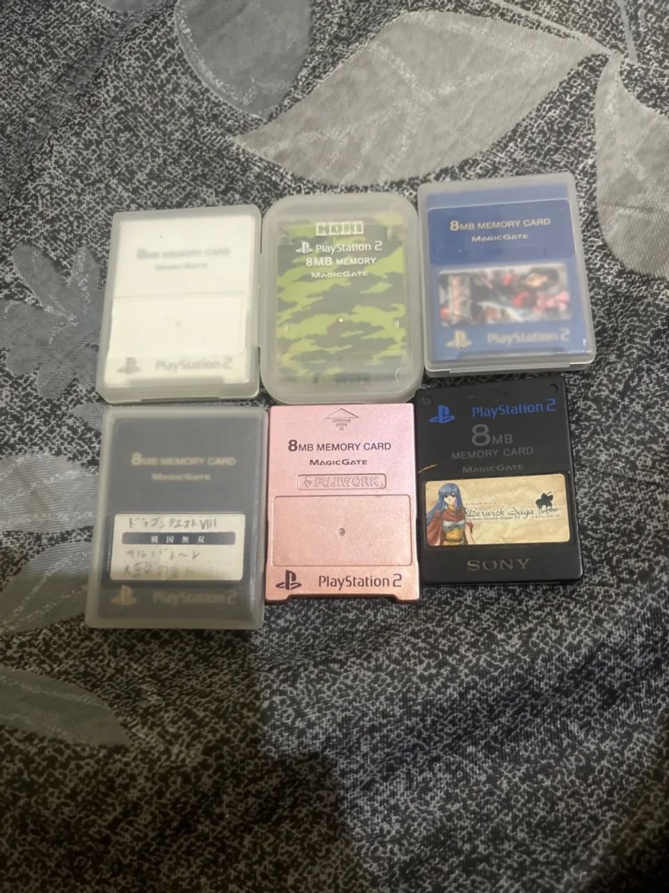 Lote de memory card play 2