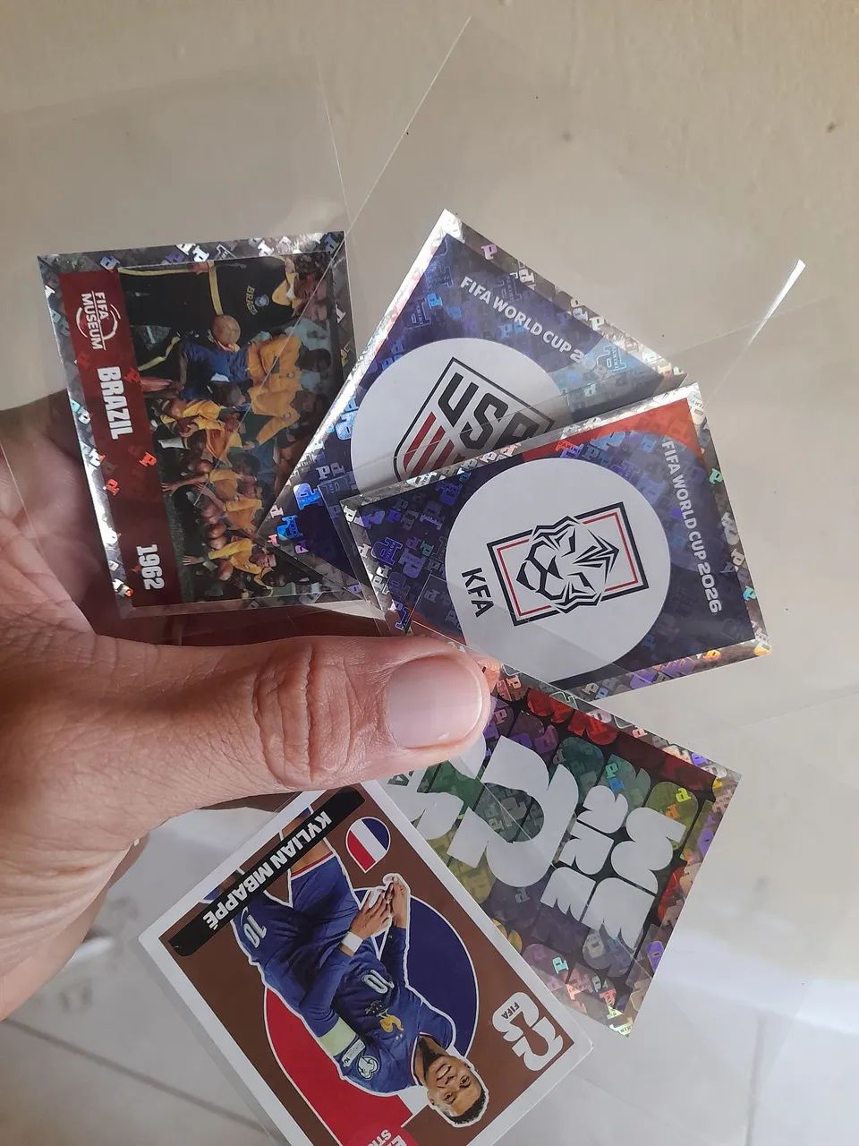 Kit Mbappe bronze e outras Figurinhas copa 2026 