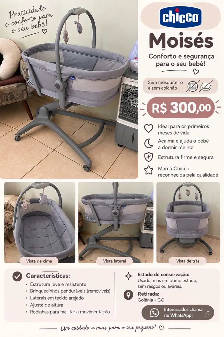 Moisés para bebê 