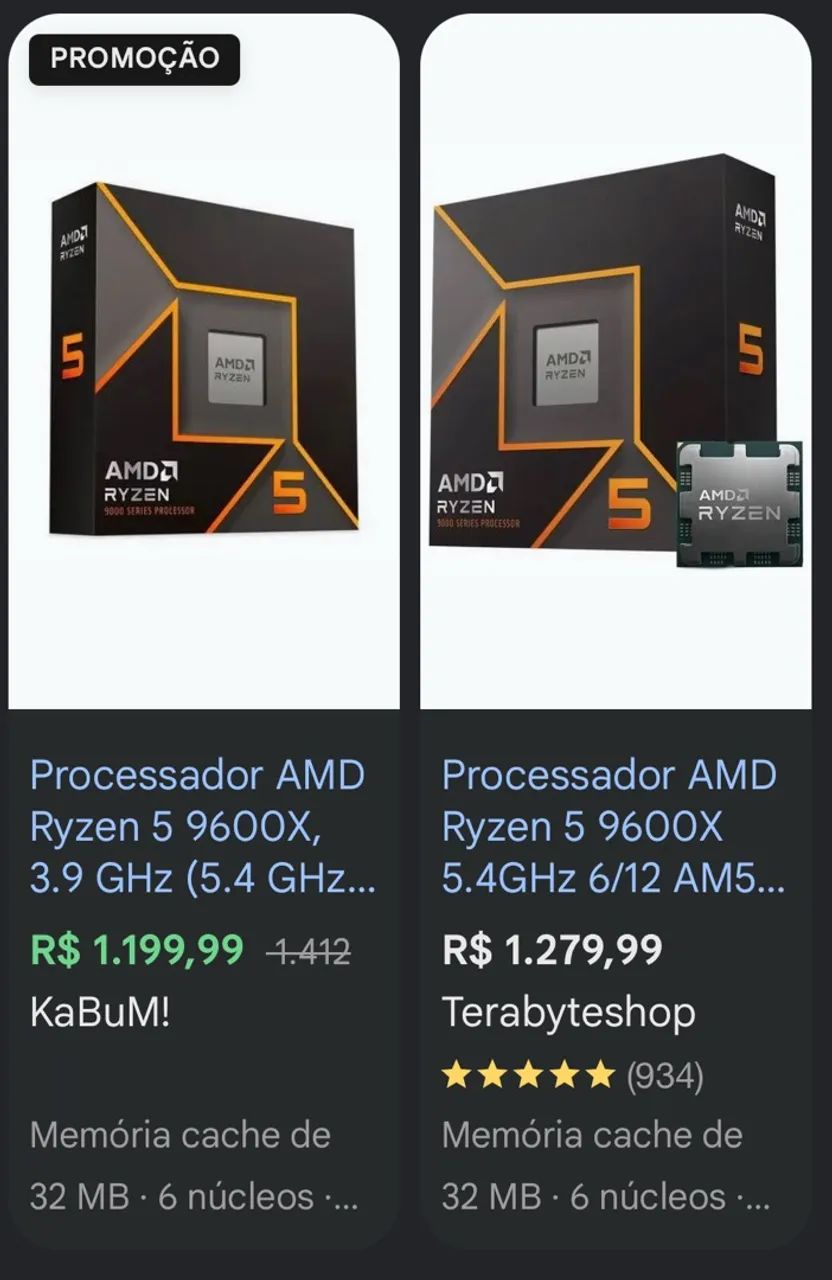 Processador Ryzen 5 9600x - Foto 2
