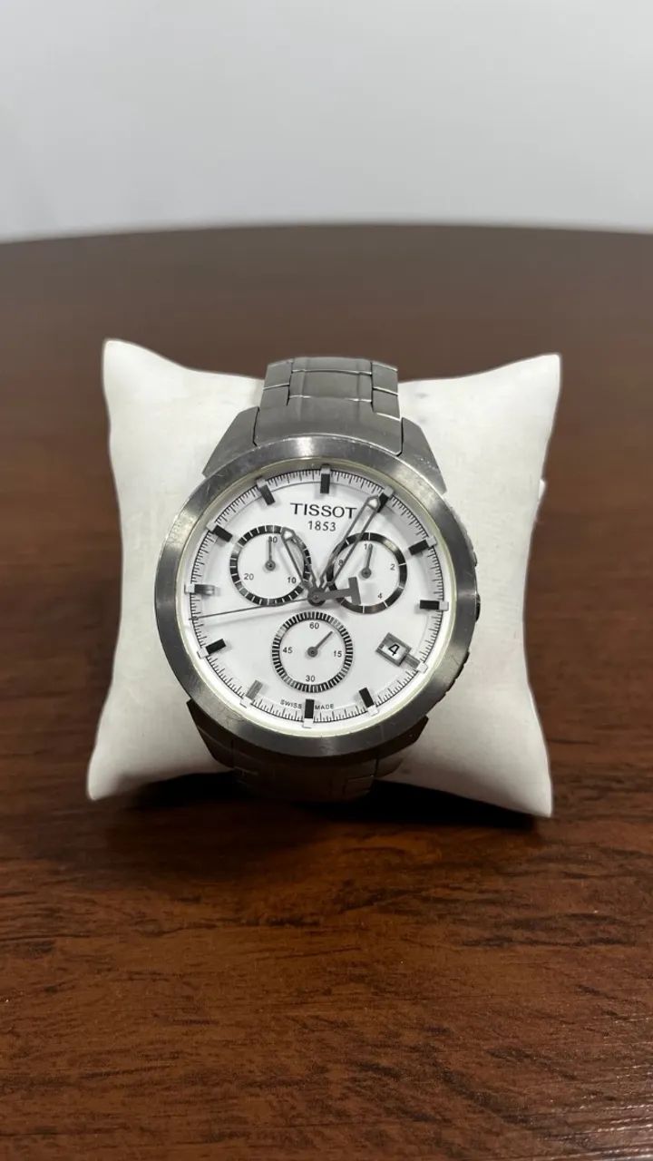 Relógio Tissot 1853 Chronograph Suíço Original + Caixa e Documentos - Foto 2