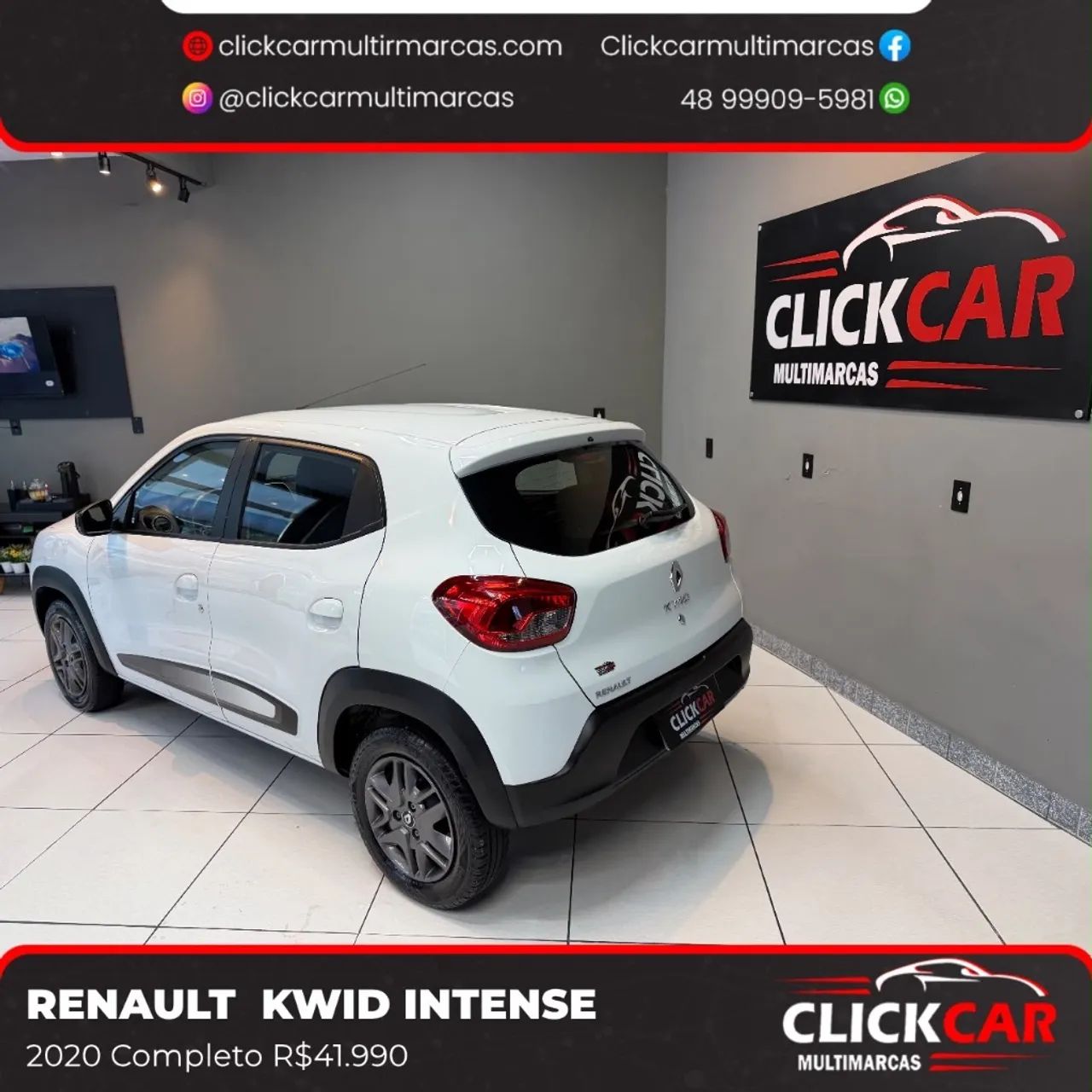 Renault Kwid 1.0 Intense 2020 - Foto 4