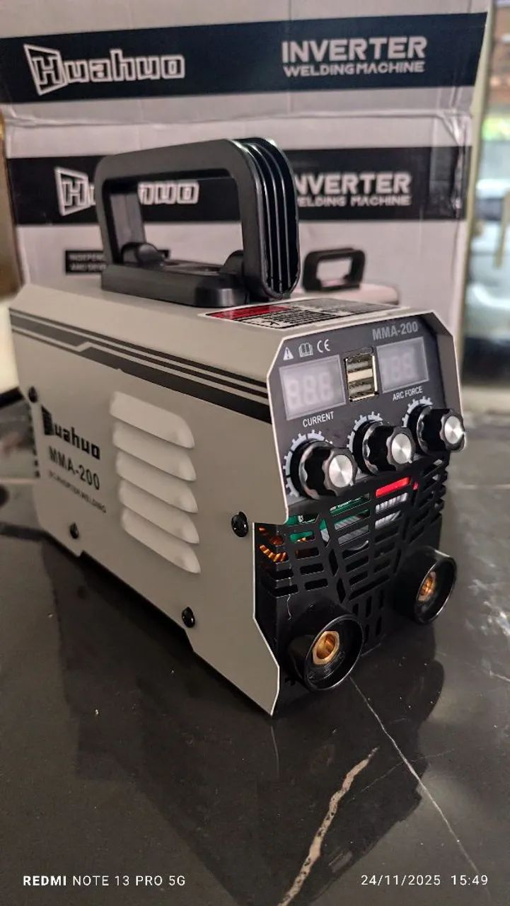 Vendo máquina de solda nova tensão 127v - Foto 2