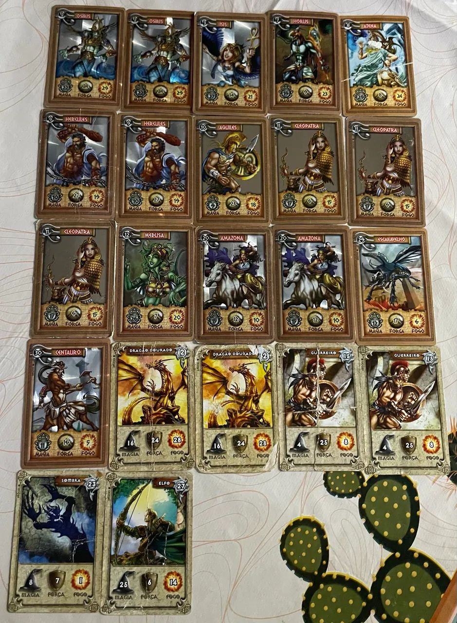 Cards Mythomania e Dracomania Elma Chips