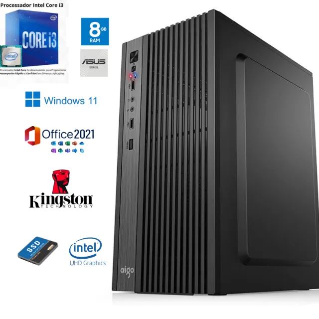 Computador i3 + 8 Gb + 120 Gb