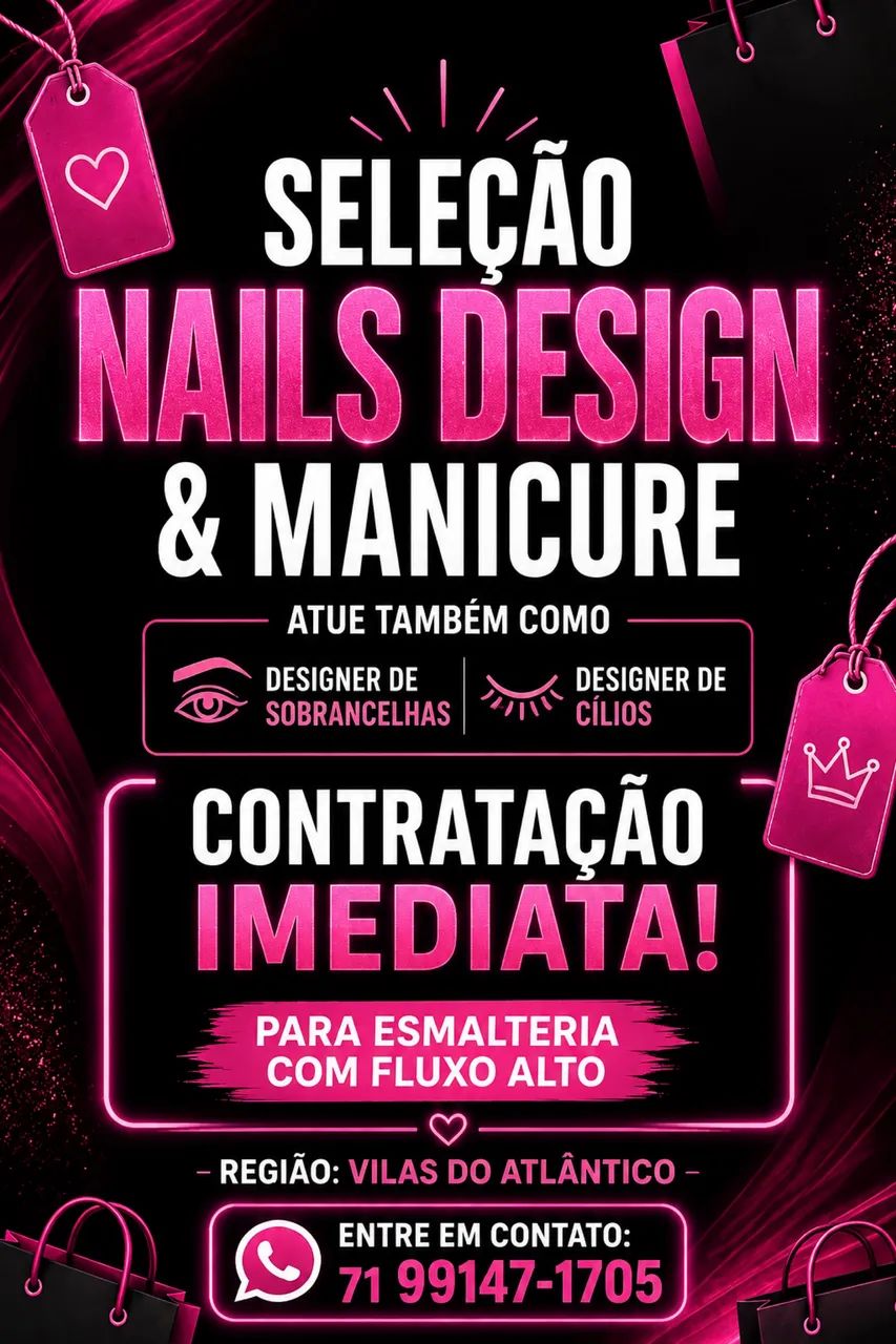 Vaga pra Nail Desingner - Foto 2
