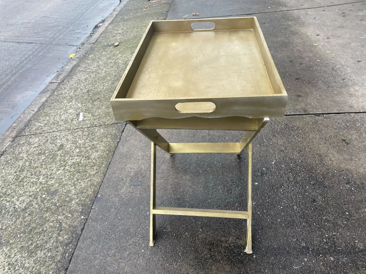Mesa de apoio em X - Foto 5