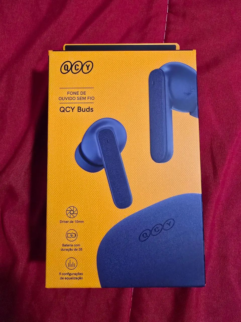 Fone de ouvido Bluetooth QCY Buds 