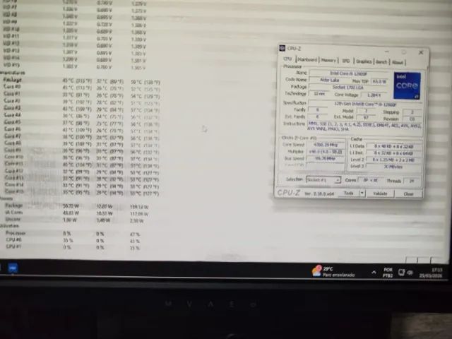 Processador Intel Core I9 12900F usado apenas 2 meses! Na Caixa! - Foto 3