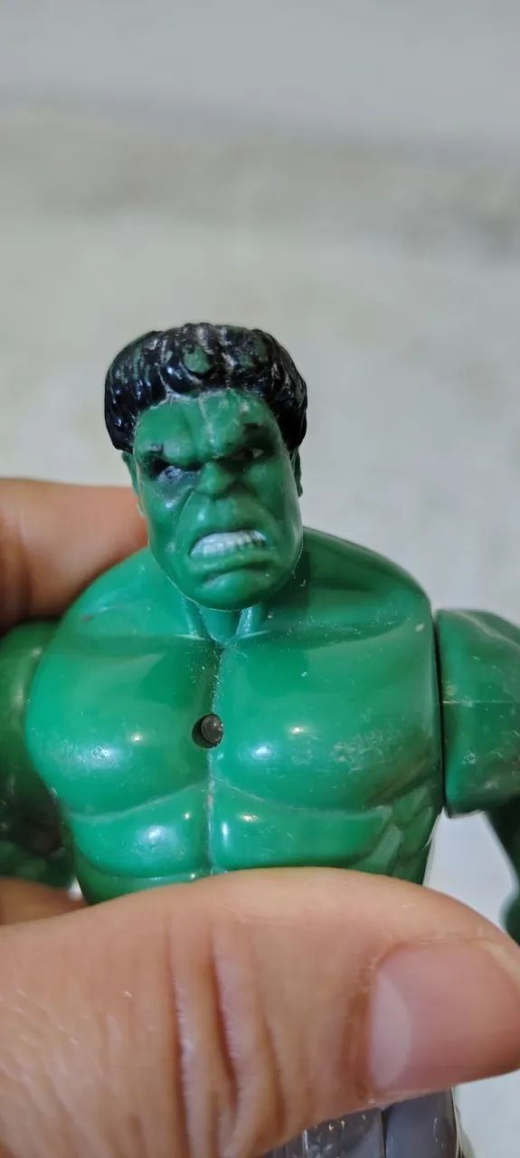 Boneco Hulk antigo 