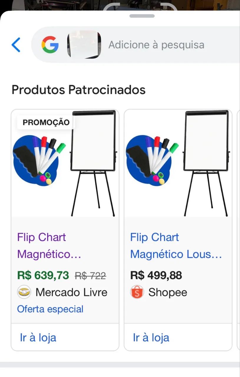 Cavalete Flip chart lousa branca retratil - Foto 5