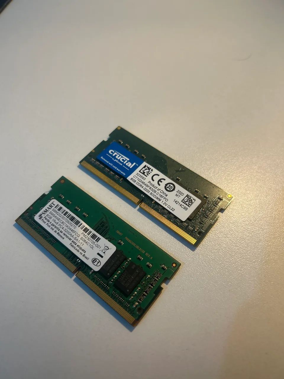 2 Memória 8Gb DDR4 3200 notebook - Memória RAM - São Mateus, Juiz