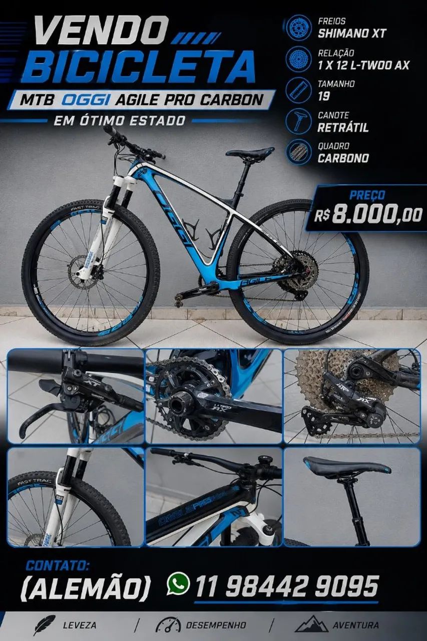 Carbo agile pró. Mtb 