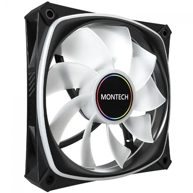 Kit Fan Com 3 Unidades Montech Ax120 Pro, Argb, 120mm, Preto - Foto 3