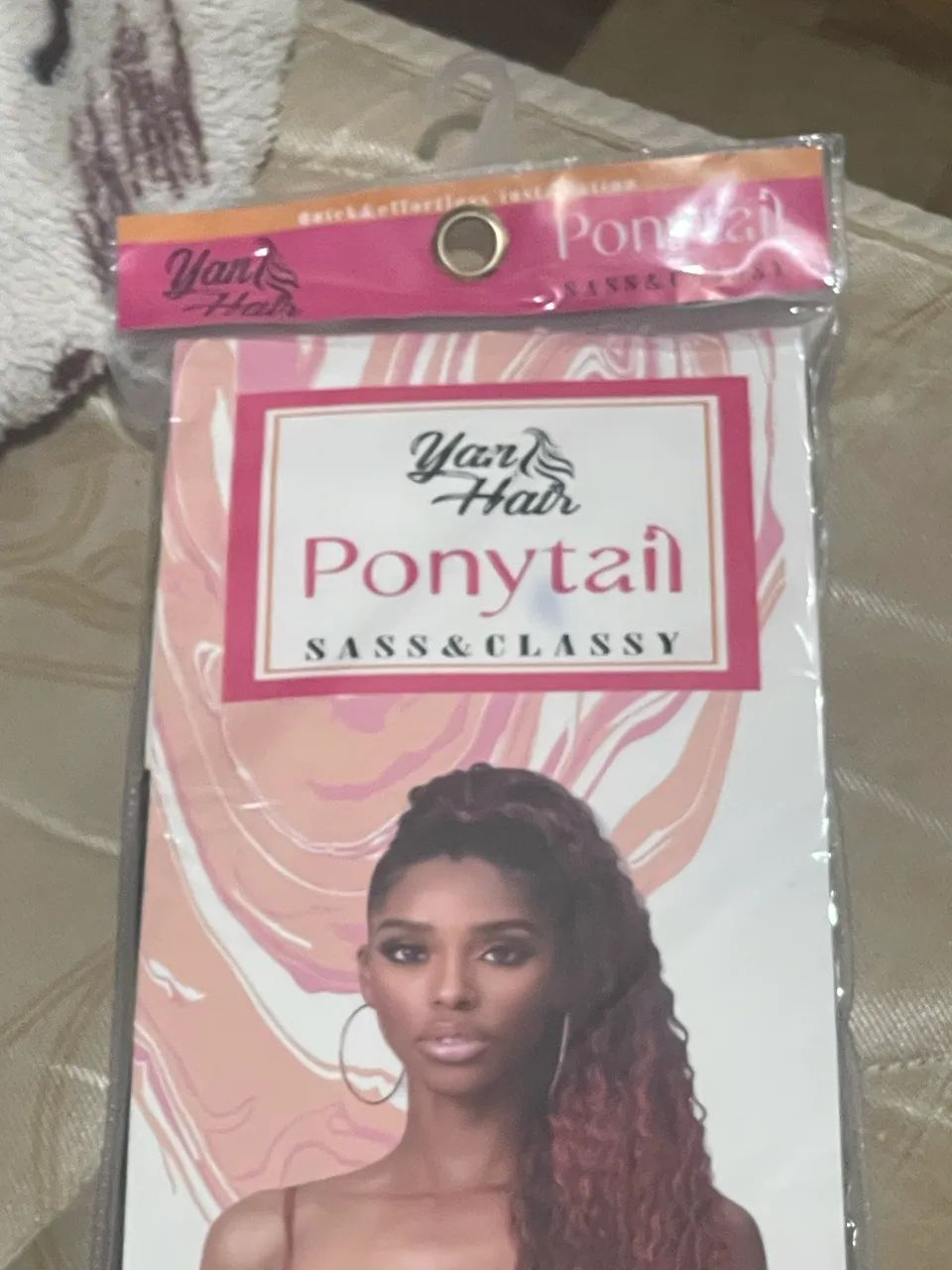 Cabelo rabo de cavalo liso 