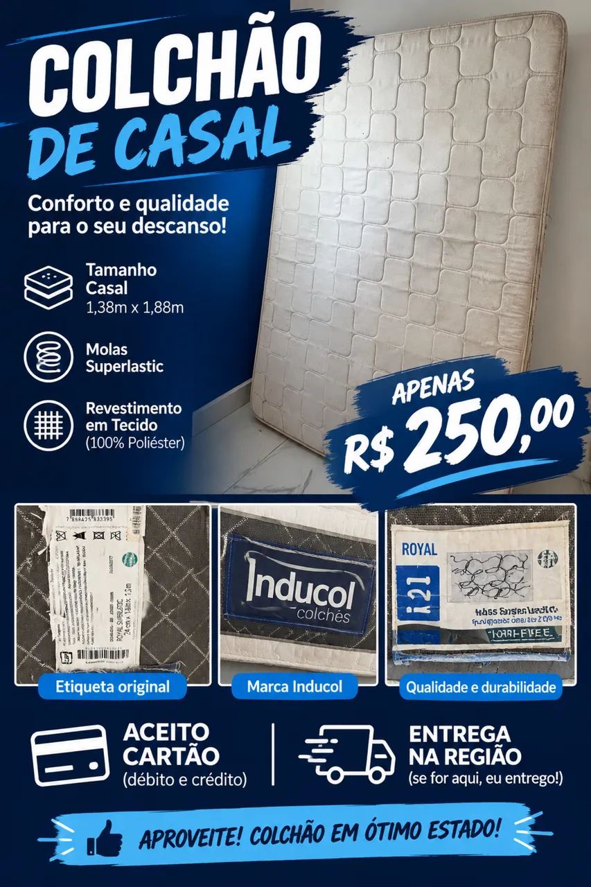 Colchão casal 